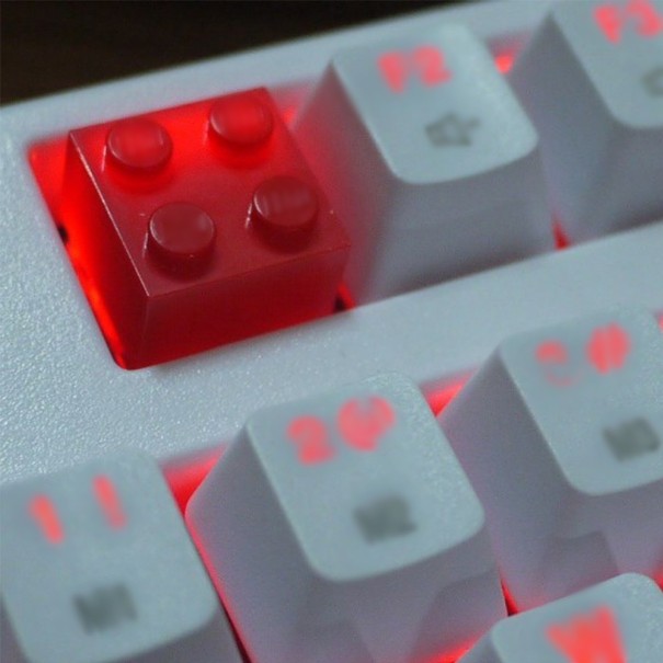 Vymeniteľná klávesa kocka K433 červená