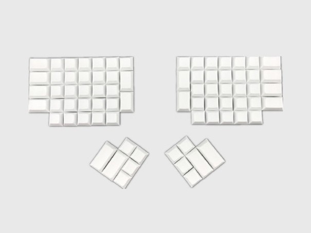 Vyměnitelné klávesy do klávesnice K373 bílá