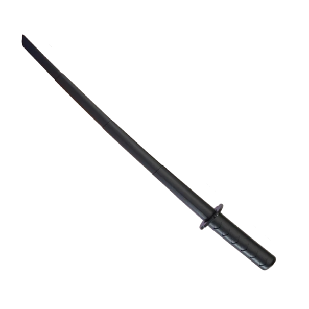 Vytahovací katana Vytahovací samurajský meč Replika katany 60 cm Bezpečná hračka pro děti černá