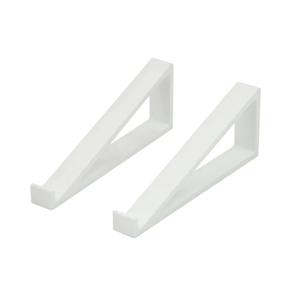 Vyvýšený stojan na klávesnici 12 x 4,5 cm pro pohodlné psaní se zvýšeným úhlem 20 stupňů, stabilní bílá