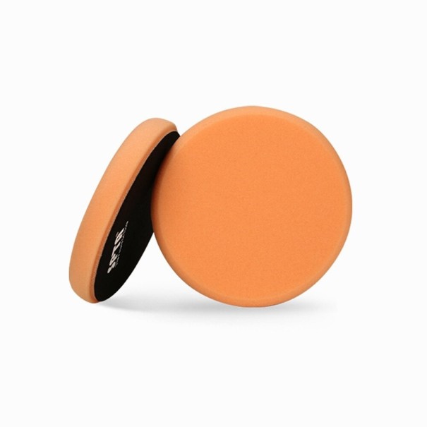 Wachs- und Polierschwamm für Autos orange 13,5 cm