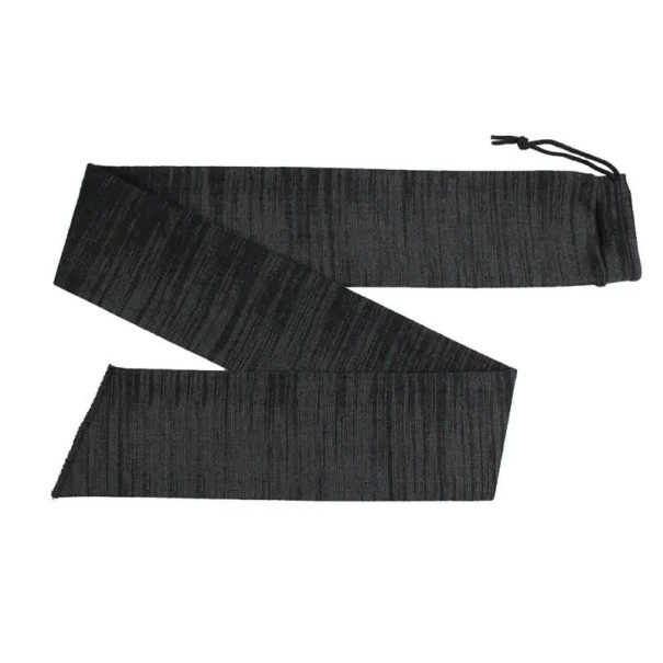 Waffenetui mit Zugverschluss 140x11 cm aus Polyester langes Etui zur Aufbewahrung und zum Transport von Waffen dunkelgrau