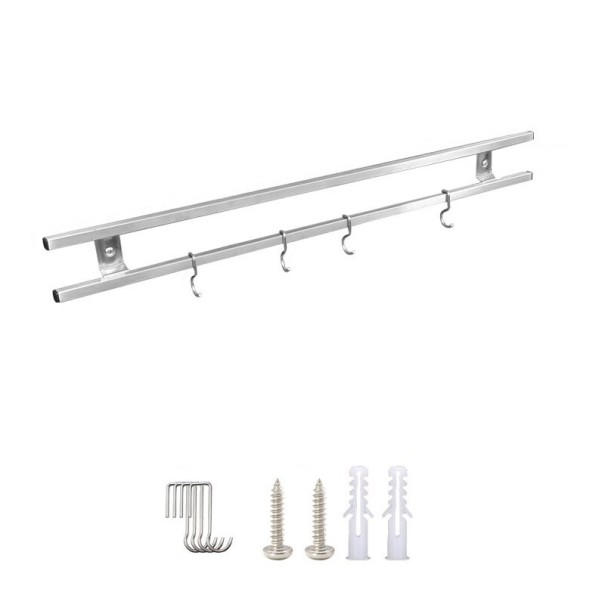 Wall Knife Holder with Hooks XL