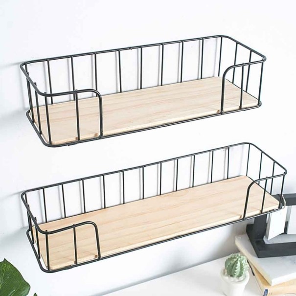 Wandgemonteerde ijzeren plank