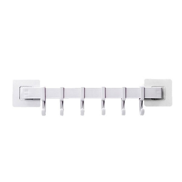 Wandhanger met haken C659 wit