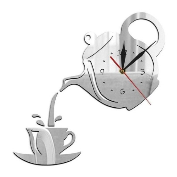 Wandklok G2016 zilver