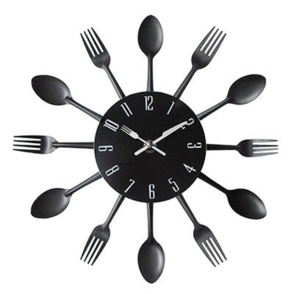 Wandklok G2153 zwart