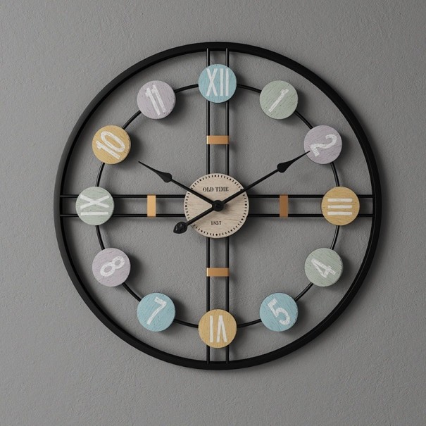 Wandklok G2182 zwart 50 cm