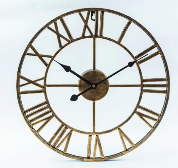 Wanduhr G2102 golden 60 cm