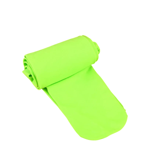 Warme elastische Damenstrumpfhose 120D, hohe Taille, Thermostrumpfhose, Winter-blickdichte Strümpfe, bequemes, dehnbares Tragen hellgrün