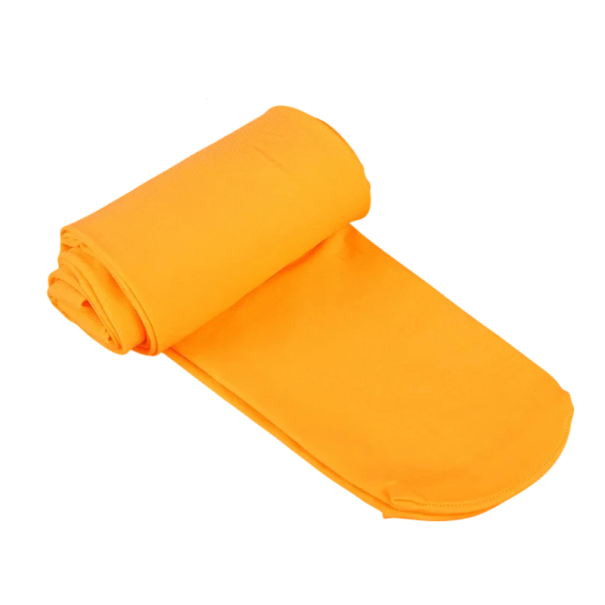 Warme elastische panty&#39;s voor dames, 120D, hoge taille, thermische panty&#39;s, winterse ondoorzichtige kousen, comfortabele, elastische kleding oranje