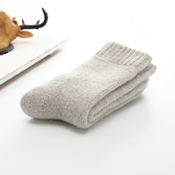 Warme Herrensocken creme