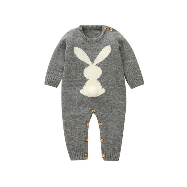 Warme overall voor baby's T2591 grijs 6-12 maanden