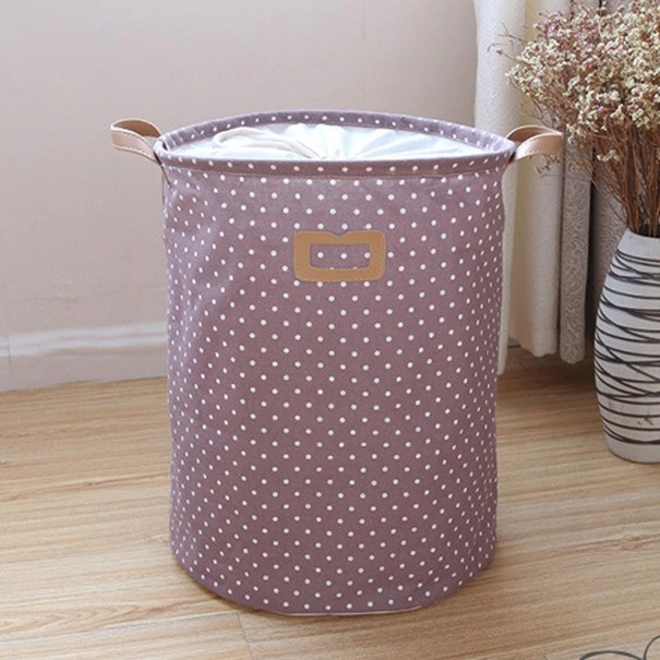 Wasmand met stippen