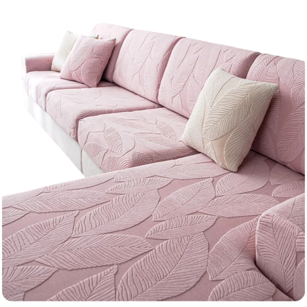 Wasserabweisender Bezug für die Rückenlehne des Sofas elastisch und weich Jacquardstoff 80-100 x 50-65 cm Schutz für Sitzmöbel im Wohnzimmer rosa