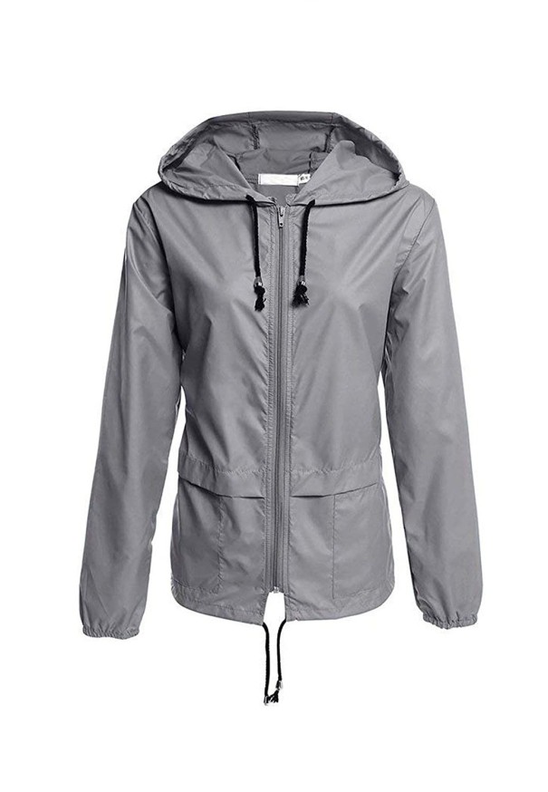 Wasserdichte Damenjacke P2134 grau XL