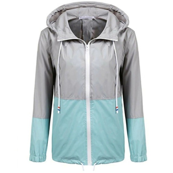 Wasserdichte Damenjacke P2135 türkis M