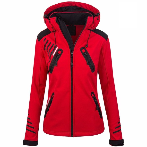 Wasserdichte Damenjacke P2518 rot XL