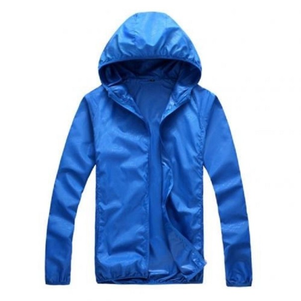 Wasserdichte Herrenjacke F1254 blau L