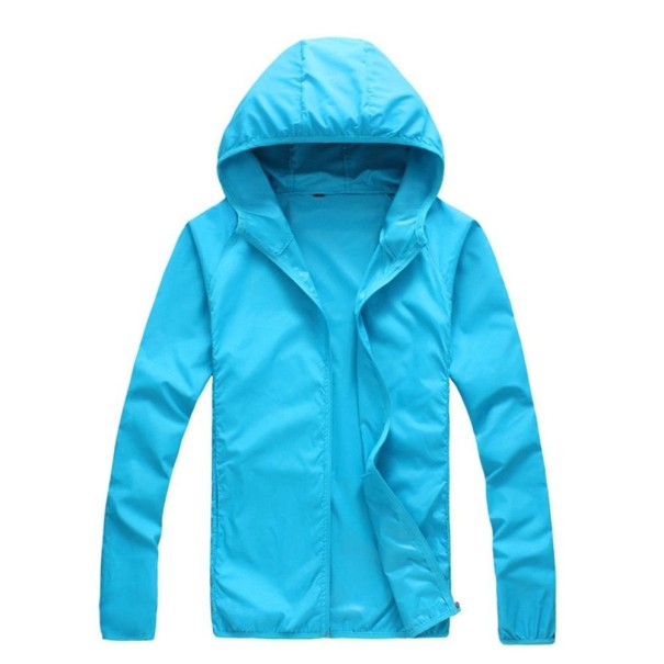 Wasserdichte Herrenjacke F1254 hellblau S