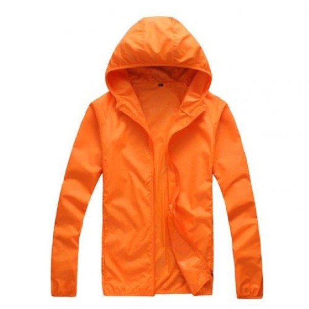 Wasserdichte Herrenjacke F1254 orange XL