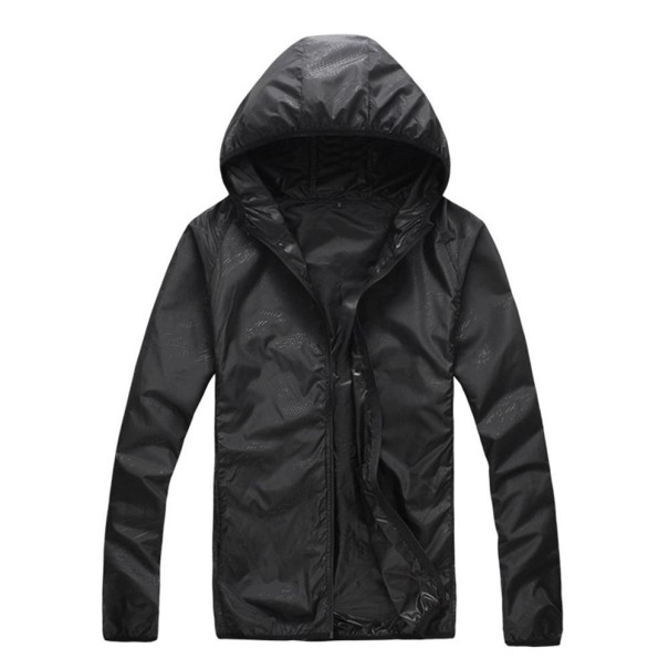 Wasserdichte Herrenjacke F1254 schwarz L