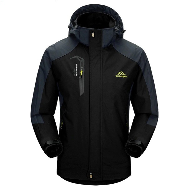 Wasserdichte Herrenjacke für Frühling/Herbst rot M