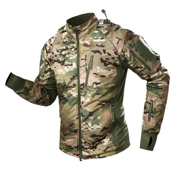 Wasserdichte Herrenjacke mit Kapuze XXS 1