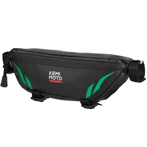 Wasserdichte Lenkertasche 31,9x10,49 cm Motorradtasche für BMW Werkzeugaufbewahrung PVC Reisetasche Motorradzubehör grün