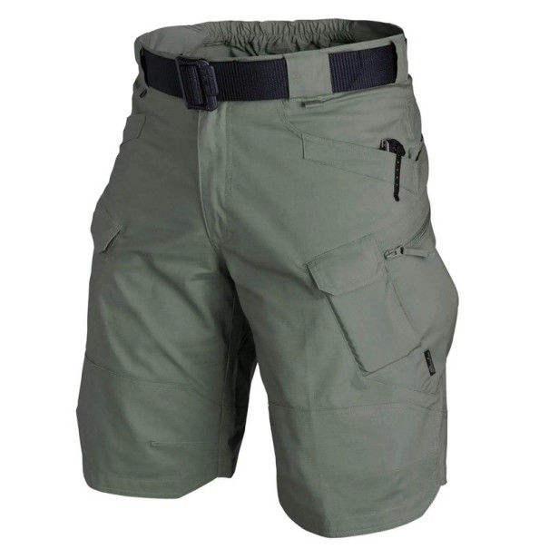 Wasserdichte taktische Cargo-Shorts für Herren, schnelltrocknende Militär-Outdoor-Shorts, atmungsaktive Outdoor-Freizeitshorts mit Taschen grün XXL