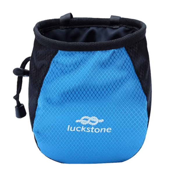 Wasserdichter Polyesterbeutel für Magnesium 16 x 12 x 8 cm Chalk Bag Kletterausrüstung Sportzubehör blau