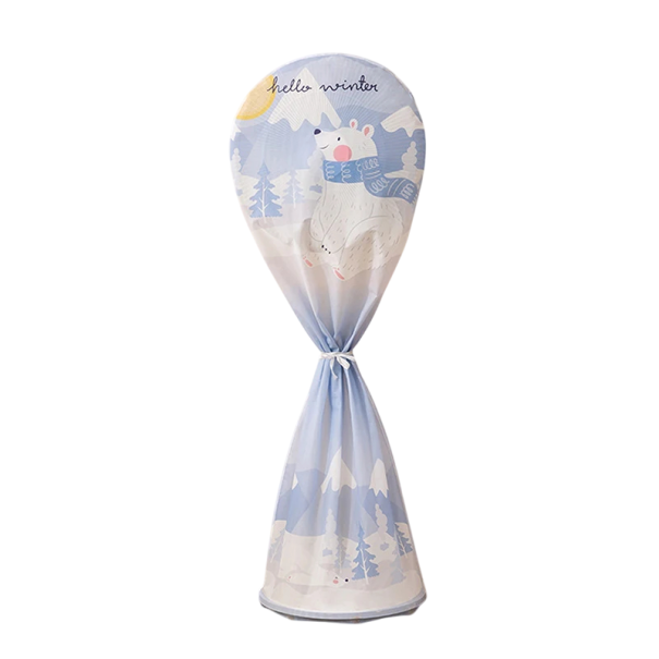 Wasserdichter staubdichter Ventilatorenschutz 60 × 145 cm Tragbare Schutzhülle für Standventilatoren Hauszubehör gegen Rost, Staub und Sonne 1