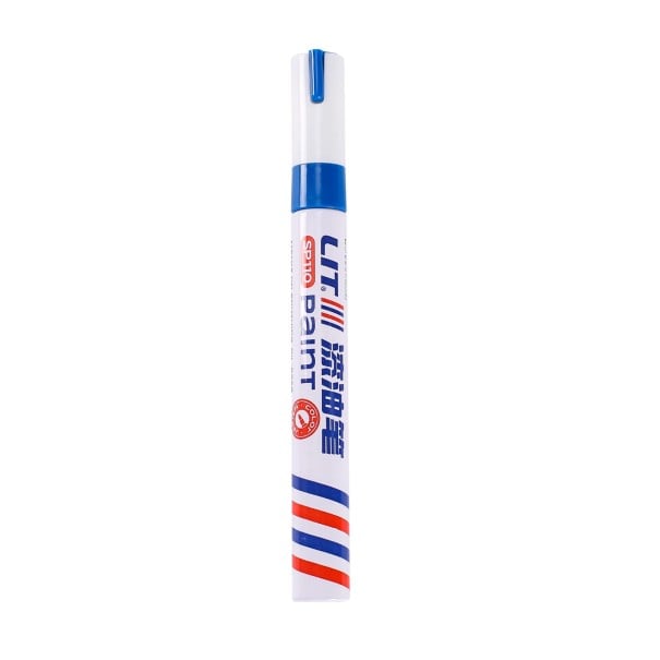 Wasserfester Stift zur Reparatur von Autokratzern Lackkorrekturstift Karosseriereparatur Autokosmetik Autodetaillierung blau