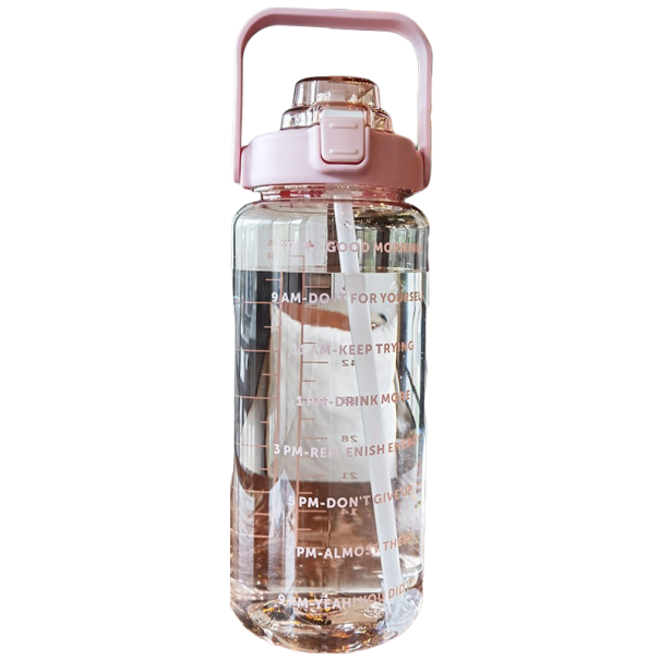 Wasserflasche 2 l P3665 rosa