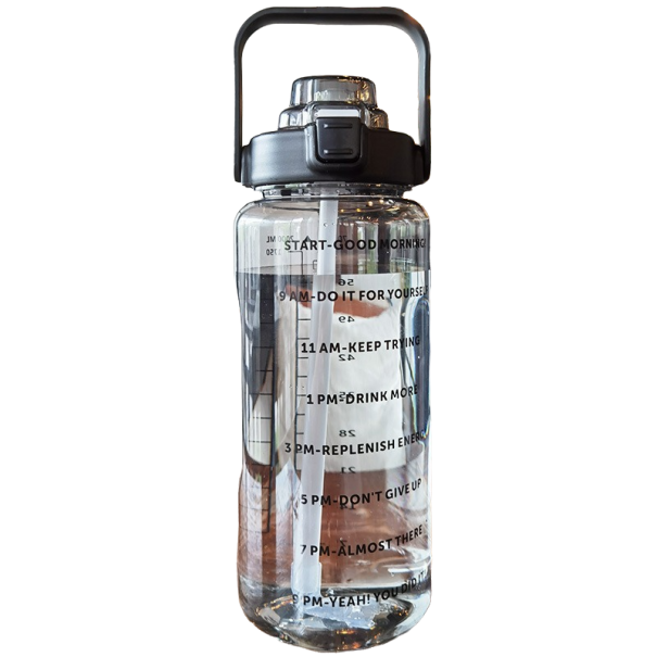 Wasserflasche 2 l P3665 schwarz