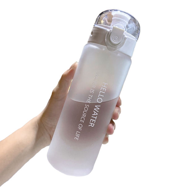 Wasserflasche 780 ml P3667 weiß