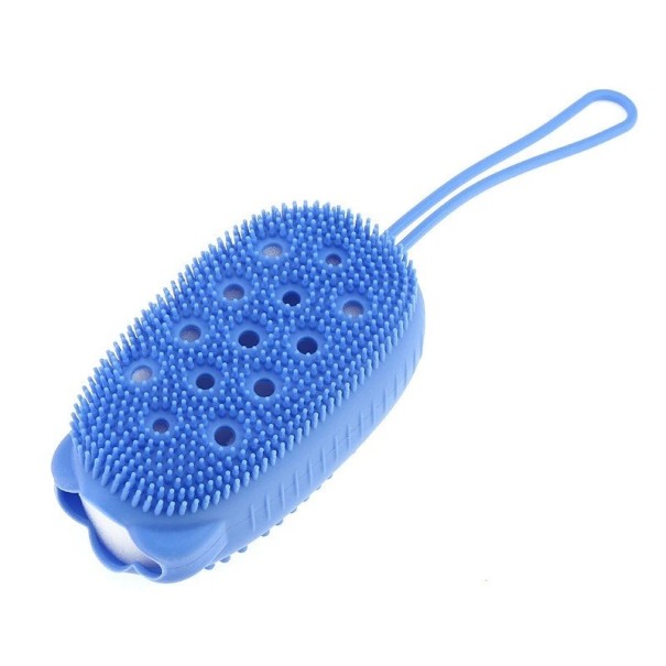 Wasspons met massagehoes blauw