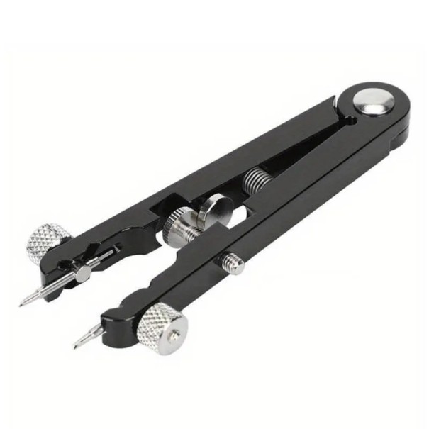 Watchmaker's Pliers for Changing Spring Bars on Watch Straps with Adjustable Grip 1