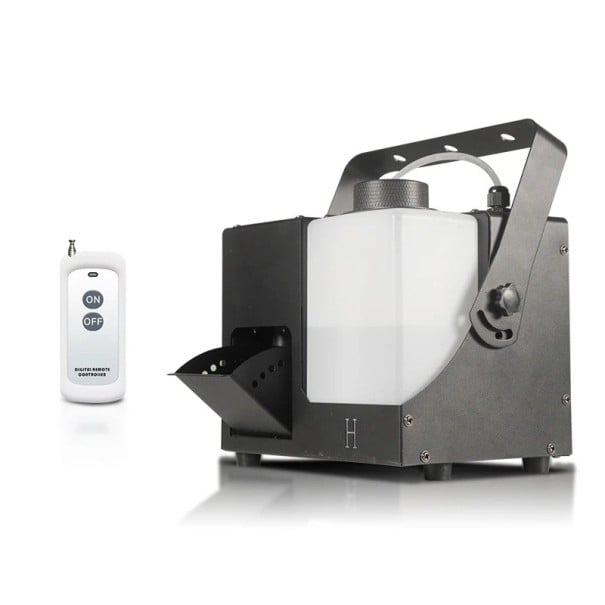 Waterbasis rookmachine 500 W Afstandsbediening en DMX Tank 1,5 l en LED-verlichting Zwart Voor feesten bruiloften en DJ shows podiumeffect 1