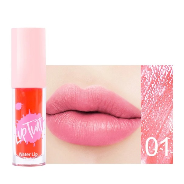 Waterbestendige vloeibare lippenstift met vitamine E Intense kleur Gemakkelijk aan te brengen Vlekt niet Natuurlijke look Gemakkelijk aan te brengen 5 ml 1
