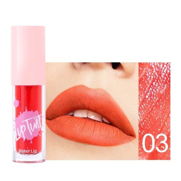 Waterbestendige vloeibare lippenstift met vitamine E Intense kleur Gemakkelijk aan te brengen Vlekt niet Natuurlijke look Gemakkelijk aan te brengen 5 ml 3