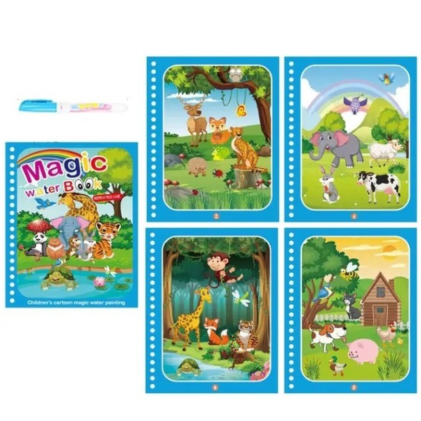 Watercolour Animal Colouring Books 1