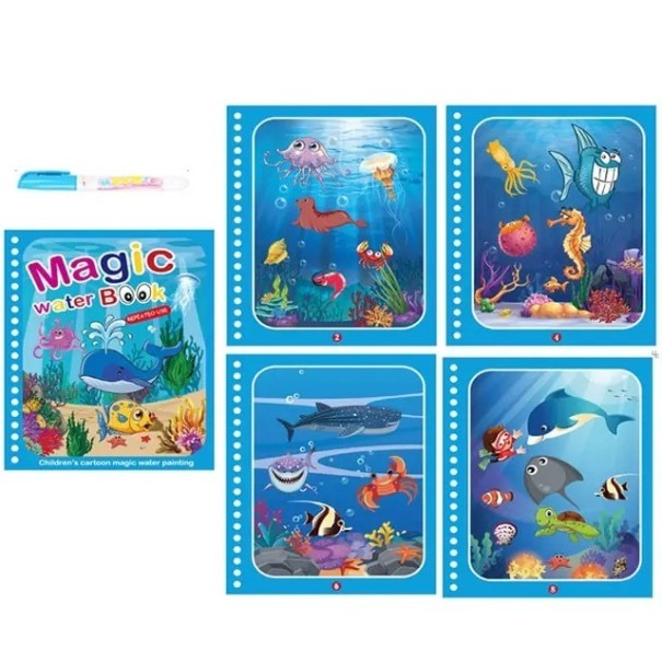 Watercolour Painting Book Marine World 1