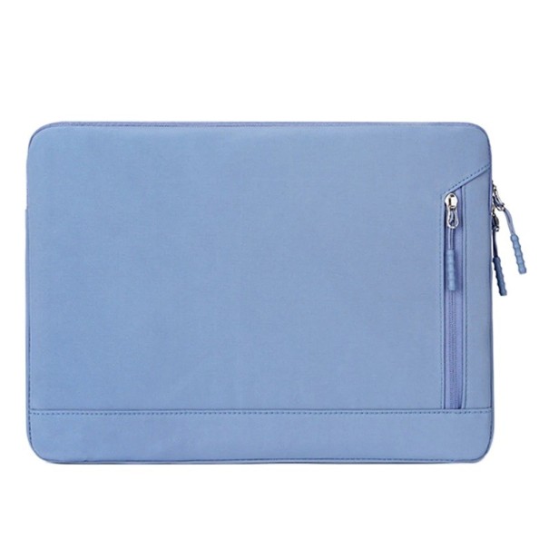 Waterdichte 13,3 inch laptophoes Gevoerde beschermhoes Ritssluiting Neutrale kleuren Stijlvol en praktisch reisontwerp blauw