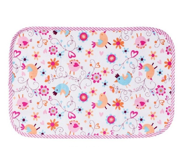 Waterdichte babymatrasbeschermer roze L