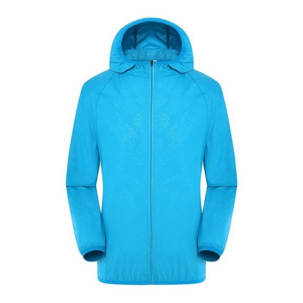 Waterdichte jas voor dames J3223 turquoise L