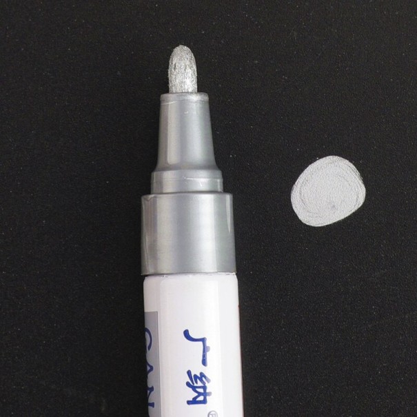 Waterdichte permanente bandenmarker zilver