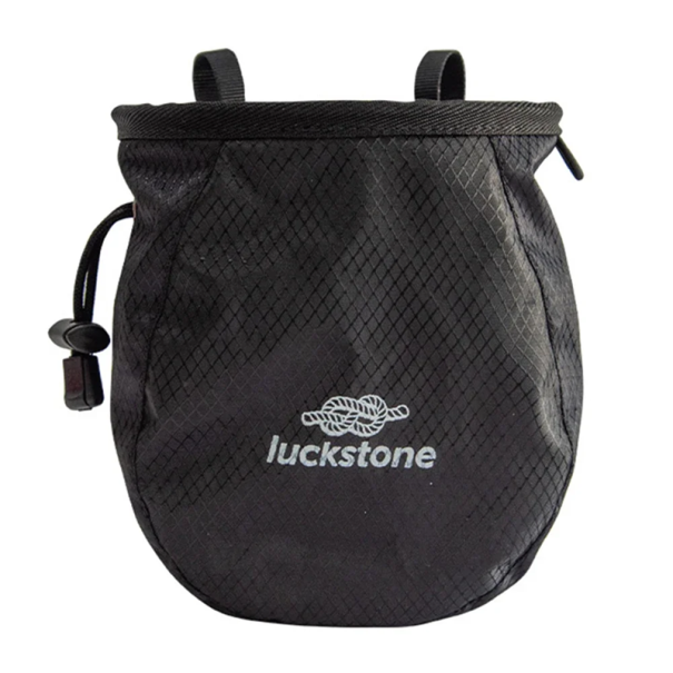 Waterdichte polyester zak voor magnesium 16 x 12 x 8 cm Klimzak voor krijt Klimuitrusting Sportaccessoire zwart