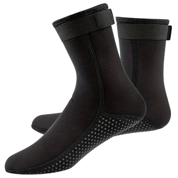 Waterdichte schoenen 3 mm Rubberzool Antislip Neopreen Unisex Zwart Strand Aquashoes voor zee zwembad duiken 35-37