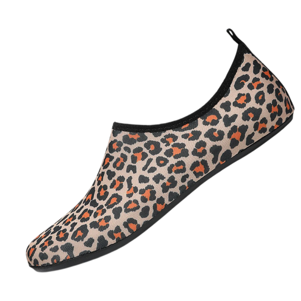Waterdichte schoenen unisex Leopardprint Rubber Microvezel Luchtmesh Antislip Licht Sneldrogend Strand Surfen Watersporten 43